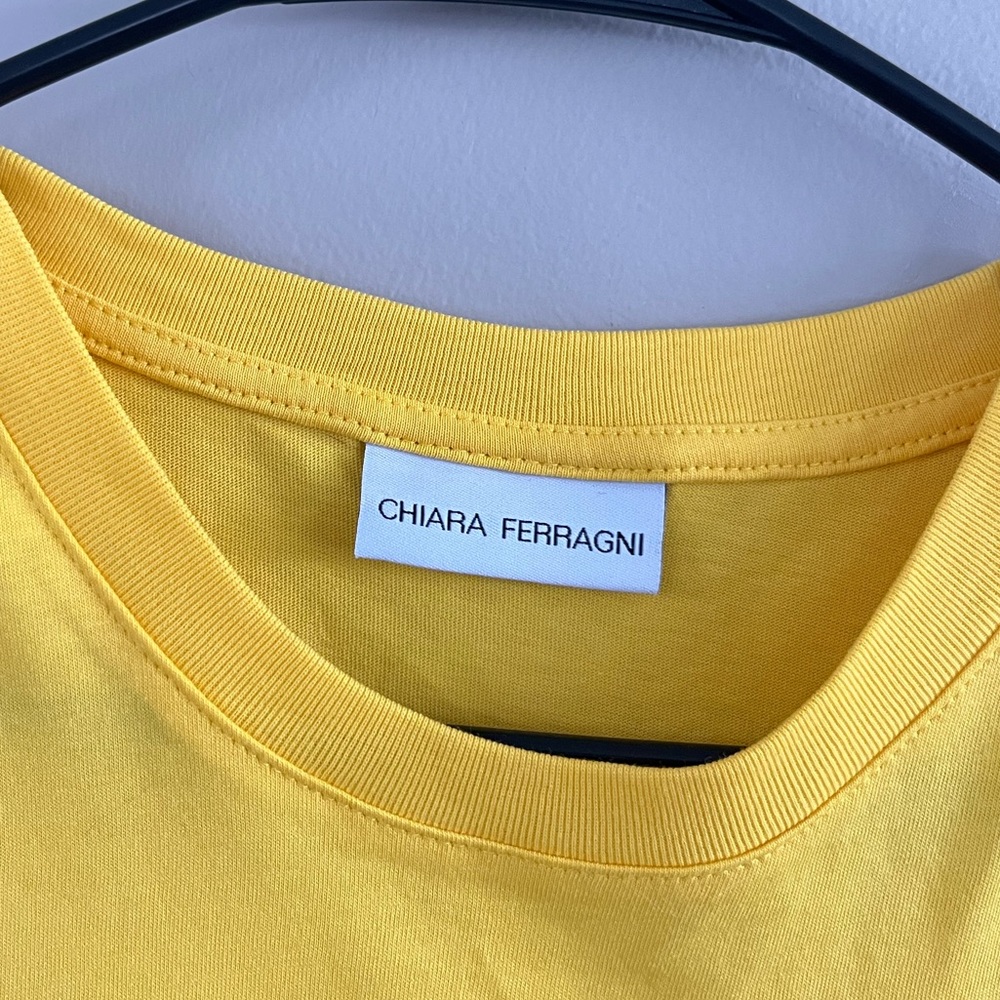 NWT CHIARA FERRAGNI
Woman Mini Dress Yellow Size S Cotton‎ - Picture 7 of 10